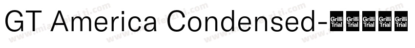 GT America Condensed字体转换